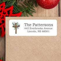 Religious Cross Custom Address Label