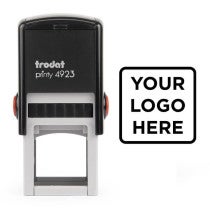 Small Custom Logo Stamp with sample impression 