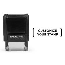  Self-inking Ideal 4910 custom  stamp with customizable design option