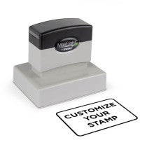 MaxLight Custom Pre-Inked Stamp - MAX-225Z -  Black Ink