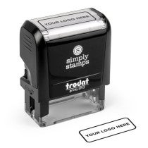 Small Custom Stamp for Rectangle Logos
