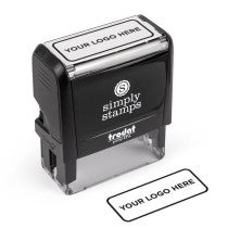 Medium Custom Stamp for Rectangle Logos