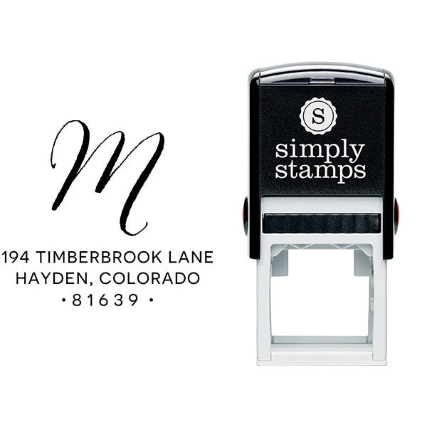 Hayden Lane Monogram Address Stamp