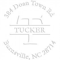 Tucker Round Return Address Embosser
