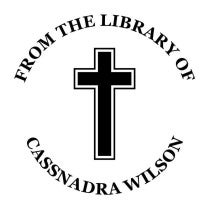 Cross Custom Book Stamp