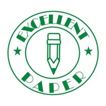 Feedback - Excellent Paper Pencil Stars Rubber Teacher Stamp