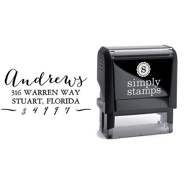 Andrews Hand Address Stamp