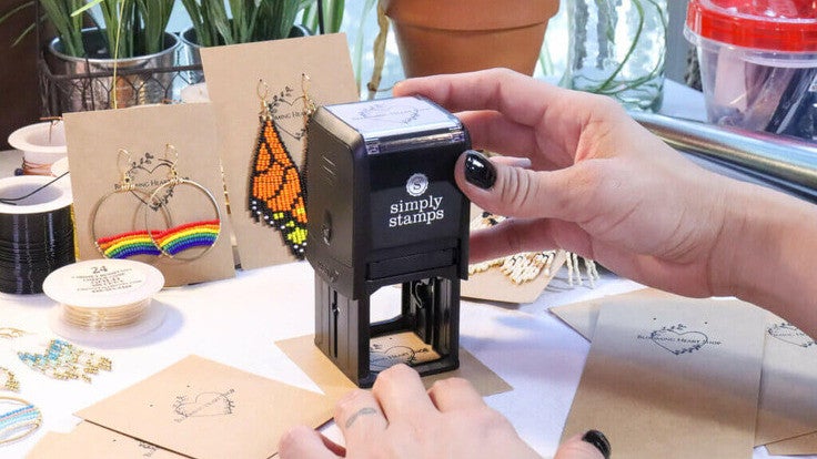 Boosting Small Business Success With Logo Stamps: Q&A with Blooming Heart Shop