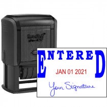 Entered Signature Date Office Stamp