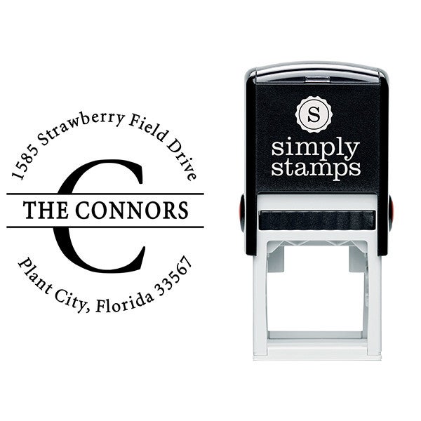 The Connors Family Return Address Stamp