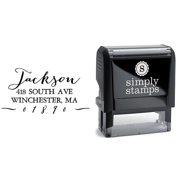 Jackson Return Address Stamp