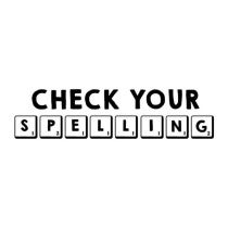 Check Your Spelling Teacher Stamp