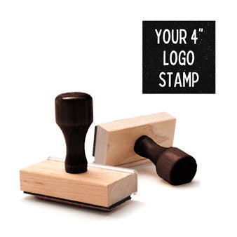 4 Inch Logo Stamp