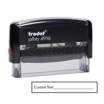 1 Line Form Custom Rubber Stamp
