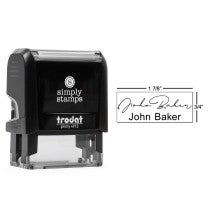 Medium Signature Stamp Bottom Impression