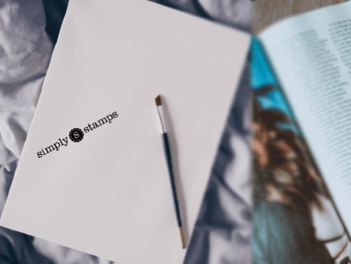 Simply Stamps Logo on a Catalog Page