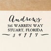 Script Address Stamps