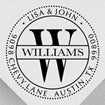 Round Address Stamps