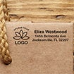 Logo with stamp image