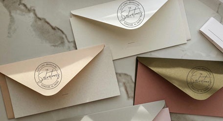personalized address stamp
