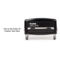 Pay to the Order Of One-Line Stamp