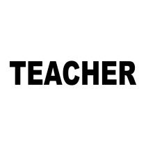 teacher rubber stamp custom design