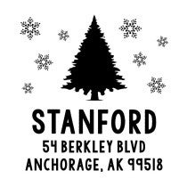 Winter Wonderland Address Stamp