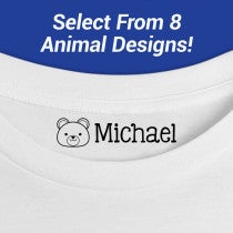Custom Name Stamp for Clothes - Select Your Animal