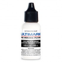 Ultimark ink refill bottle for rubber stamps