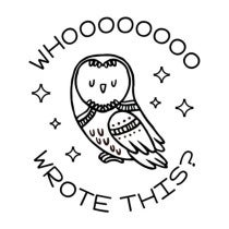 Cute Owl Whoo Wrote This? Teacher Stamp