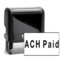 ACH Paid Rubber Stamp