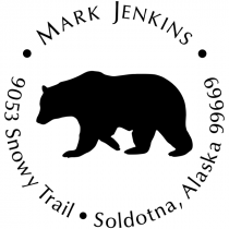 Big Bear Return Address Stamp