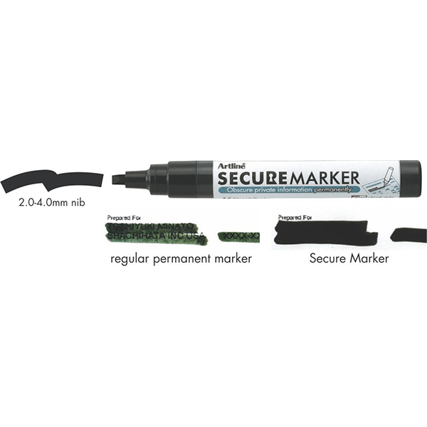 Artline Blackout Secure Redacting Pen Marker