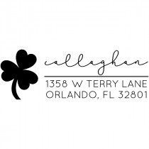 Shamrock Address Stamp