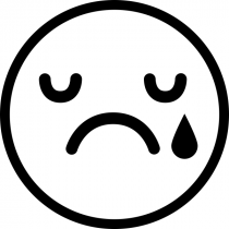 Crying Emoji Teacher Craft Stamp