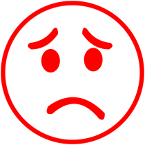 Sad Face Emoji Stamp