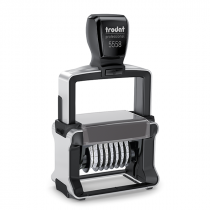 Trodat Professional 5558 | 8 Digit Numberer with Text Stamp Body
