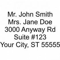 5 Line Stamp