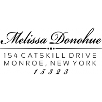 Donahue Fancy Address Stamp