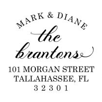 Branton Script Return Address Stamp