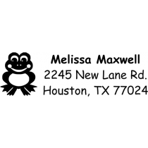 Frog Return Address Stamp