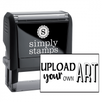 Upload Your Own Art Rectangle Rubber Stamp