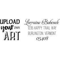 Custom Art Return Address Stamp