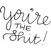 Expletive Thank You Stamp