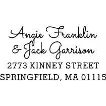 2 Name Script Address Stamp