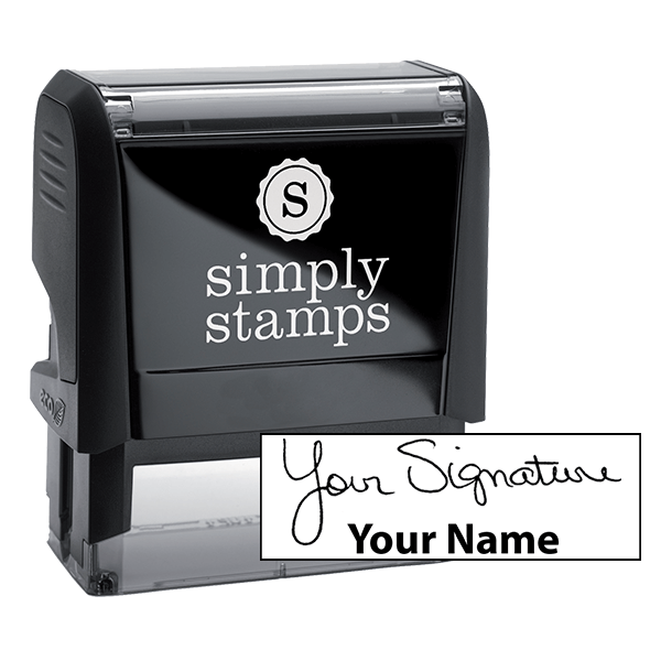 Large Bottom Signature Stamp