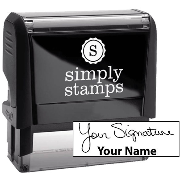 Extra Large Bottom Signature Stamp