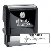 Extra Large Signature Stamp Top