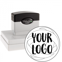 Extra Large Stamp for Round Logos