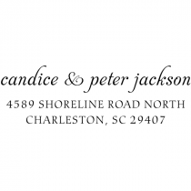 Jackson Handwritten Return Address Stamper